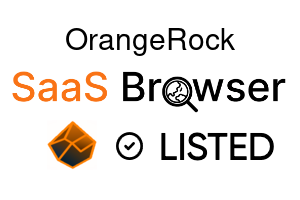 OrangeRock - SaaS Browser Verified Badge