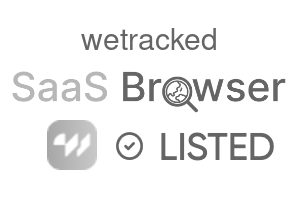 wetracked - SaaS Browser Verified Badge