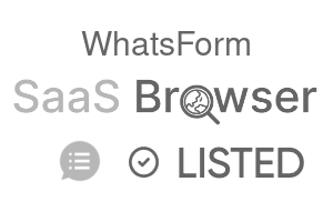 WhatsForm - SaaS Browser Verified Badge