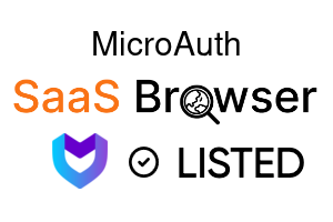 MicroAuth - SaaS Browser Verified Badge