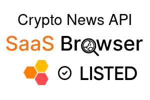 Crypto News API - SaaS Browser Verified Badge