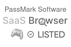 PassMark Software - SaaS Browser Verified Badge