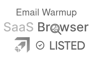 Email Warmup - SaaS Browser Verified Badge