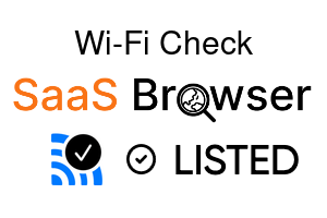 Wi-Fi Check - SaaS Browser Verified Badge