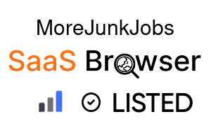 MoreJunkJobs - SaaS Browser Verified Badge