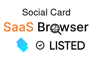 Social Card - SaaS Browser Verified Badge