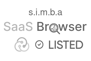 s.i.m.b.a - SaaS Browser Verified Badge