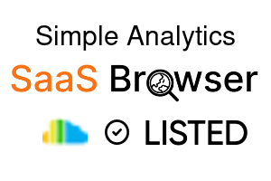 Simple Analytics - SaaS Browser Verified Badge