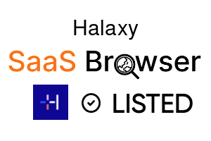 Halaxy - SaaS Browser Verified Badge