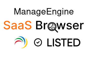 ManageEngine - SaaS Browser Verified Badge