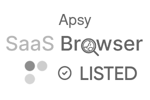 Apsy - SaaS Browser Verified Badge