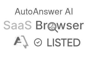 AutoAnswer AI - SaaS Browser Verified Badge