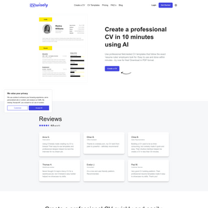CVwisely Screenshot