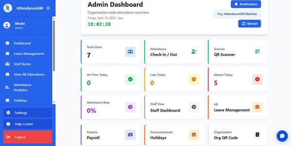 AttendanceGM Screenshot 8