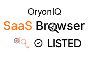 OryonIQ - SaaS Browser Verified Badge