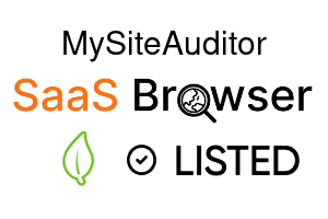 MySiteAuditor - SaaS Browser Verified Badge