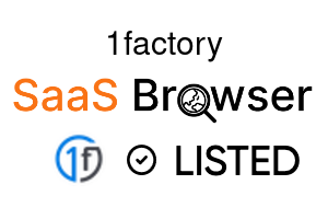 1factory - SaaS Browser Verified Badge