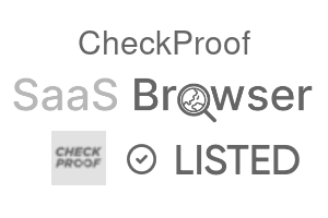 CheckProof - SaaS Browser Verified Badge