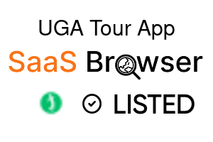 UGA Tour App - SaaS Browser Verified Badge