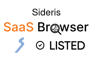 Sideris - SaaS Browser Verified Badge