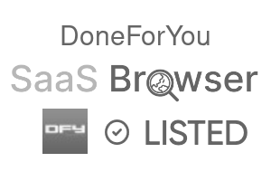 DoneForYou - SaaS Browser Verified Badge