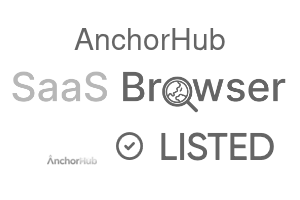 AnchorHub - SaaS Browser Verified Badge