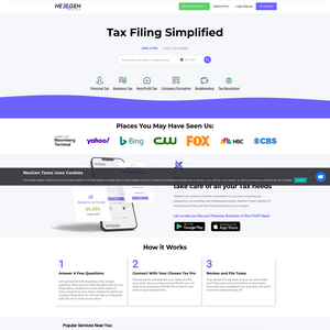 NexGen Taxes Screenshot