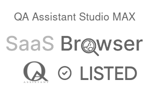 QA Assistant Studio MAX - SaaS Browser Verified Badge