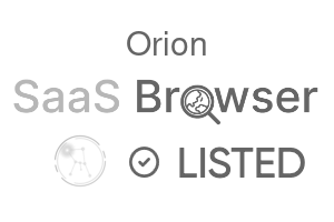Orion - SaaS Browser Verified Badge