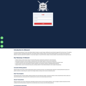Aldoexch Screenshot