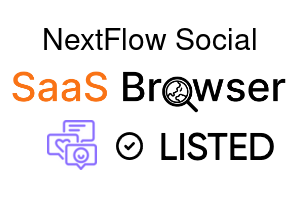 NextFlow Social - SaaS Browser Verified Badge