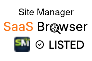 Site Manager - SaaS Browser Verified Badge