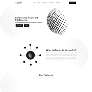 Glacier AI Networks Screenshot