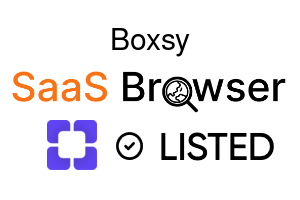 Boxsy - SaaS Browser Verified Badge