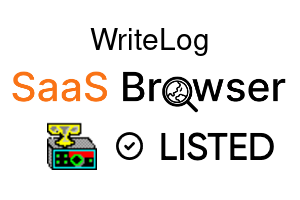 WriteLog - SaaS Browser Verified Badge
