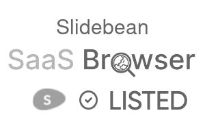 Slidebean - SaaS Browser Verified Badge