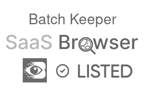 Batch Keeper - SaaS Browser Verified Badge