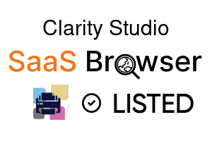 Clarity Studio - SaaS Browser Verified Badge