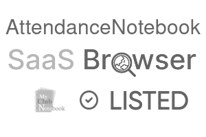 AttendanceNotebook - SaaS Browser Verified Badge