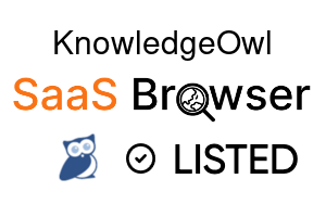 KnowledgeOwl - SaaS Browser Verified Badge
