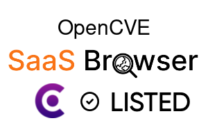 OpenCVE - SaaS Browser Verified Badge