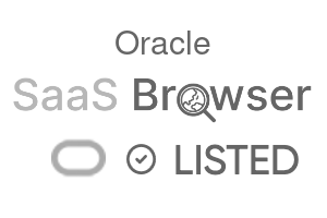 Oracle - SaaS Browser Verified Badge