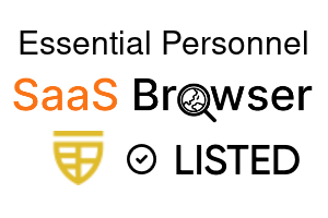 Essential Personnel - SaaS Browser Verified Badge