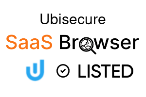 Ubisecure - SaaS Browser Verified Badge