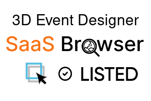 3D Event Designer - SaaS Browser Verified Badge
