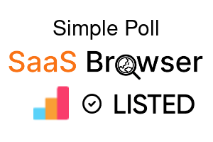 Simple Poll - SaaS Browser Verified Badge