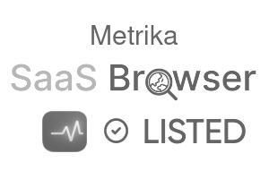 Metrika - SaaS Browser Verified Badge
