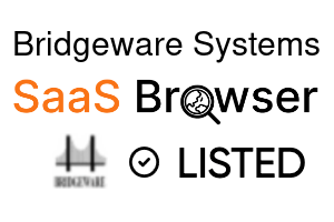 Bridgeware Systems - SaaS Browser Verified Badge
