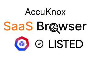 AccuKnox - SaaS Browser Verified Badge