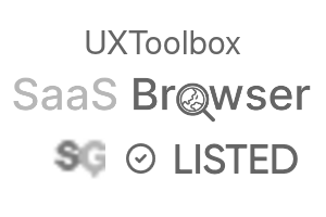 UXToolbox - SaaS Browser Verified Badge